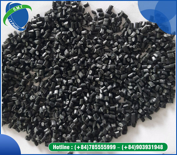 Black recycled PP pellet